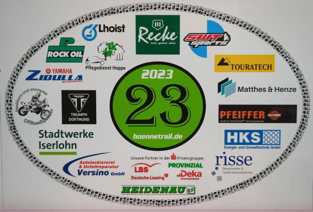 Unsere Sponsoren beim 12. HoenneTrail 2023